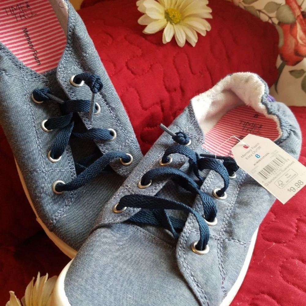 Time and Tru Blue Shoes